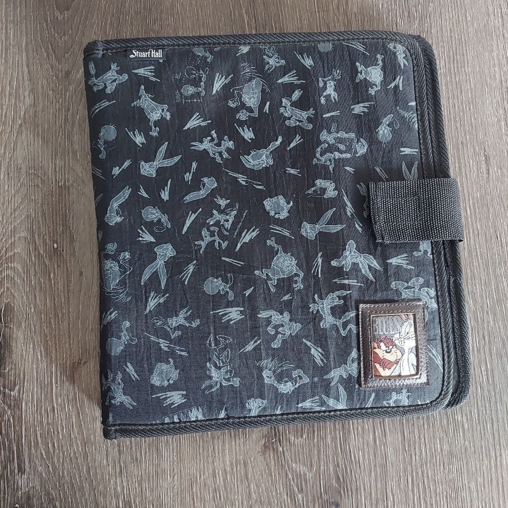 Vintage Looney Tunes Blues Binder